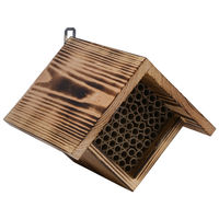 Produktbild von Dobar Insektenhotel Bienenhaus Square aus Holz braun 19 x 12,5 x 16 cm
