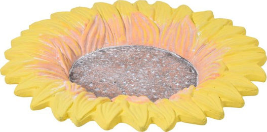 dobar Insektentränke Fiore Vogelbad und Bienentränke aus Keramik Gelb 30,5 x 30,5 x 4 cm – Bild 1 von 10