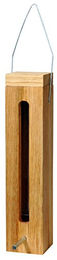 Dobar Luxus-Vogelfuttersäule aus Eichenholz mit Futtersilo und Metallaufhängung in Natur – Bild 1 von 13