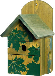 Produktbild von Dobar Meisenkasten aus Holz im Camouflage-Design für Wildvögel