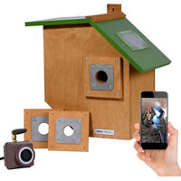 Produktbild von dobar Meisenkasten Brunhilde Nistkasten mit Kamera und App aus FSC Holz für Wildvögel