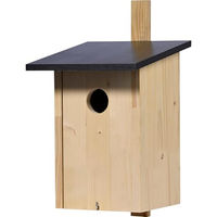 Produktbild von dobar Nistkasten aus Holz für Stare und Wildvögel FSC Natur Braun