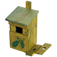 Produktbild von dobar Nistkasten Camouflage Eiche Meisenkasten aus Holz für Wildvögel 18,5 x 20 x 32 cm