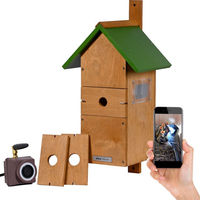 Produktbild von dobar Nistkasten Karsten mit Kamera und App aus FSC-zertifiziertem Holz für Wildvögel