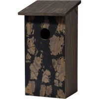 Produktbild von DOBAR Nistkasten Rindenoptik aus Holz für Wildvögel in Braun