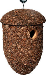 DOBAR Nistkasten Vogelhaus aus Holz für Wildvögel in Braun – Bild 1 von 3