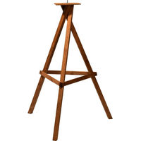 Produktbild von Dobar Rustikaler Vogelhaus-Ständer aus Holz mit 3 Standbeinen in Braun