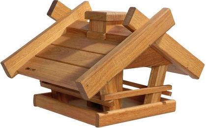 DOBAR Vogelhaus aus Holz für den Garten in Braun – Bild 1 von 2