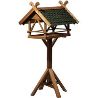 Produktbild von DOBAR Vogelhaus Westfalen aus Holz mit Bitumendach in Braun und Grün 78 x 148 x 62 cm