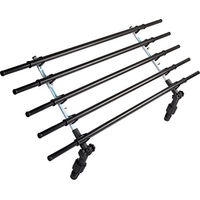 Produktbild von Dobar Walky Barrier Hundegitter als universelles Trenngitter für das Auto aus Metall Schwarz 28-36 x 82-141 cm - 1 Stk.
