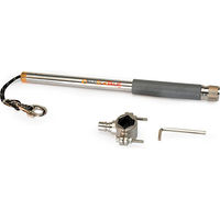 Produktbild von dobar Walky Dog Plus Hunde Fahrradleine mit Edelstahl-Abstandhalter und Dreifach-Rückdämpfer in Silber - 1 Stk.