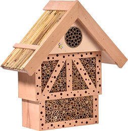 dobar Wildbienenhotel Monschau Insektenhotel aus FSC Buchenholz in Naturoptik – Bild 1 von 7