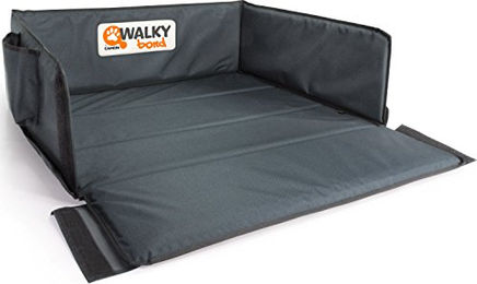 dobar XXL Kofferraumschondecke für Hunde mit Ladekantenschutz aus Nylon in Anthrazit 100 x 80 x 30 cm – Bild 1 von 6