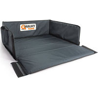 Produktbild von dobar XXL Kofferraumschondecke für Hunde mit Ladekantenschutz aus Nylon in Anthrazit 100 x 80 x 30 cm