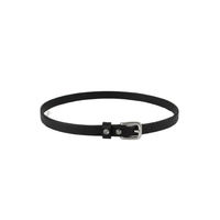 Produktbild von Döbert Sporenriemen aus Leder mit Strass in Schwarz/Grau 50 cm