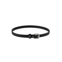 Produktbild von Döbert Sporenriemen aus Leder mit Strass in Schwarz/Silber 50 cm