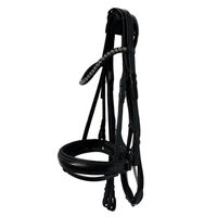 Produktbild von Döbert Trense Classic flach aus Leder mit Zügel in Schwarz
