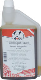 Doby Barfers Omega 3-6-9 Kräuteröl mit Lachs als Haut-Fell-Supplement 1 Liter – Bild 1 von 1