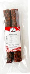 Doby Kaustange Salami für Hunde mit Schwein ohne Farb- und Aromastoffe sowie ohne Konservierungsstoffe 20cm 2 Stück – Bild 1 von 2