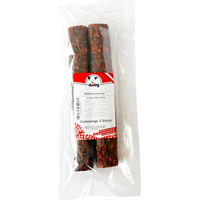 Produktbild von Doby Kaustange Salami für Hunde mit Schwein ohne Farb- und Aromastoffe sowie ohne Konservierungsstoffe 20cm 2 Stück