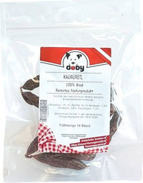 Doby Kauwürstchen vom Rind Kausnack ohne Farb- und Konservierungsstoffe 10 Stück – Bild 1 von 2