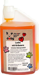 Doby Lachsöl mit Kräutern für Haut und Fell 1 Liter – Bild 1 von 1