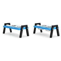 Produktbild von Doca Pet Futternapf aus Edelstahl Blau Klein und Mittel
