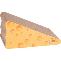 Produktbild von DOCHTMANN Kratzbaum für Katzen aus Pappe Motiv Cheese 100 % recycelbar