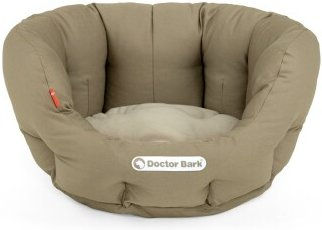 Doctor Bark Hundebett aus Fleece in Beige Größe S – Bild 1 von 2