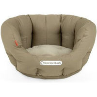Produktbild von Doctor Bark Hundebett aus Fleece in Beige Größe S