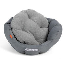 Produktbild von Doctor Bark Hundebett aus Fleece in Grau Größe S