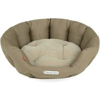 Produktbild von Doctor Bark Hundebett aus Fleece in Sandbraun Größe L
