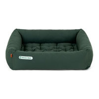Produktbild von Doctor Bark Hundebett Grün Größe M