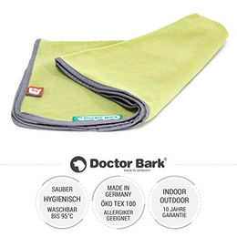 Doctor Bark Hundedecke aus Fleece in Hellgrün Grösse M 100x70 cm waschbar - 1 Stk. – Bild 1 von 6