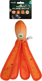 Dog Comets Alien Octo Quietschspielzeug für Hunde aus Stoff, Orange, Größe M – Bild 1 von 5