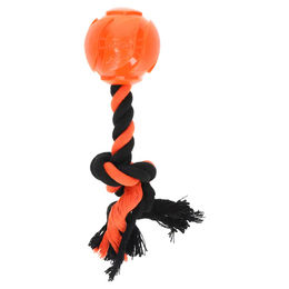 Produktbild von Dog Comets AstroTug Hundespielzeug aus Baumwolle orange