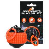 Produktbild von Dog Comets Blazar Jet Wurfspielzeug für Hunde aus TPR in Orange