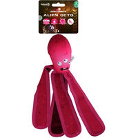 Produktbild von Dog Comets Hundespielzeug Alien Octo Rosa Stoff Quietschspielzeug Größe L