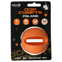 Produktbild von Dog Comets Hundespielzeug Polaris Ball aus Naturkautschuk orange