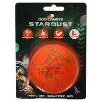 Produktbild von Dog Comets Hundespielzeug Stardust Ball aus Naturkautschuk Orange Größe L
