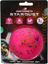 Dog Comets Hundespielzeug Stardust Gummiball aus Naturkautschuk Rosa Größe L – Bild 1 von 6