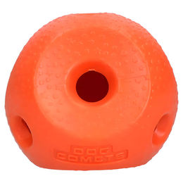 Produktbild von Dog Comets Hundespielzeug Treat Lock Ball aus TPR in Orange