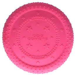 Dog Comets Hundespielzeug UFO Flyer Frisbee aus TPR in Rosa – Bild 1 von 4