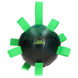 Dog Comets Hypernova Hundespielzeug Ball mit Nylonschlaufen Grün 15 cm – Bild 1 von 5