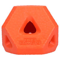Produktbild von Dog Comets Intelligenzspielzeug Treat Lock Cube für Hunde orange aus TPR