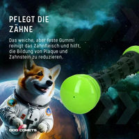 Produktbild von Dog Comets Meteor Wurfspielzeug für Hunde aus Gummi Grün Größe L