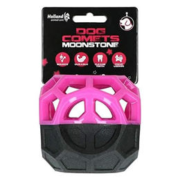 Dog Comets Moonstone Snack-Kubus Intelligenzspielzeug für Hunde Rosa aus Gummi – Bild 1 von 12