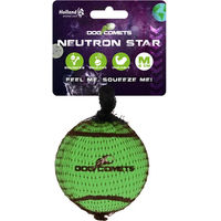 Produktbild von Dog Comets Neutron Star Hundespielzeug Tennisball mit Quietscher aus Gummi Grün Größe M