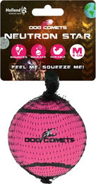 Dog Comets Neutron Star Hundespielzeug Tennisball mit Quietscher Rosa Größe M - 6 cm – Bild 1 von 4
