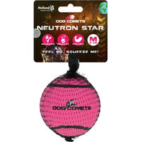 Produktbild von Dog Comets Neutron Star Hundespielzeug Tennisball mit Quietscher Rosa Größe M - 6 cm